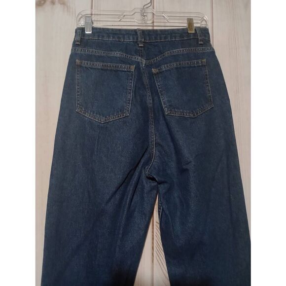 Asos Jeans Ladies 28 Tall Straight Leg‎ Dark Wash - Picture 4 of 8